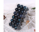 36Pcs Christmas Tree Balls Festival Home Party Mall Xmas Hanging Decor Ornament-Red