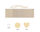 Wall Hanging Calendar Wooden Words Print Family Home Ornaments Office Decor- A