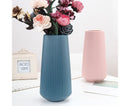 Plastic Nordic Style Vase Dried Flower Arrangement Pot Holder Home Office Decor-Green
