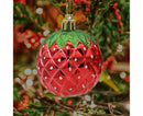 6Pcs Strawberry Ball Pendants-8 cm