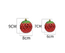 6Pcs Strawberry Ball Pendants-8 cm