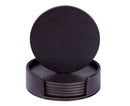 6Pcs Faux Leather Marble Coasters Cup Mat Pad Holder Placemat Dining Table Decor- B