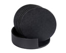 6Pcs Faux Leather Marble Coasters Cup Mat Pad Holder Placemat Dining Table Decor- B