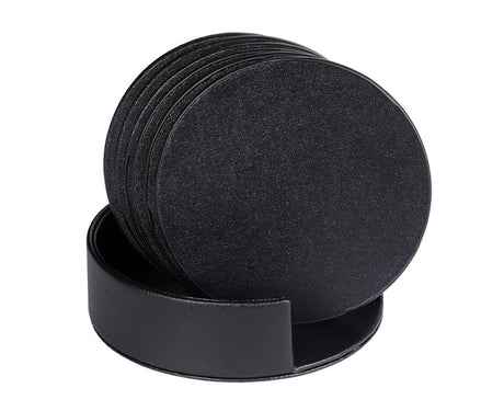 6Pcs Faux Leather Marble Coasters Cup Mat Pad Holder Placemat Dining Table Decor- B