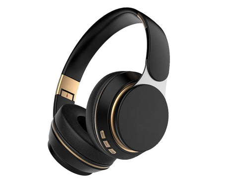 Wireless Headphones - Foldable Stereo - Bluetooth Over Ear Headset with Mic for Sports