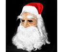 Halloween Creative Santa Claus Shape Christmas Cosplay Costume Decor Face Cover-C
