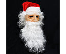 Halloween Creative Santa Claus Shape Christmas Cosplay Costume Decor Face Cover-C