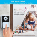 Wireless Video Doorbell Camera with Chime, Rechargeable Cordless Smart Doorbell
