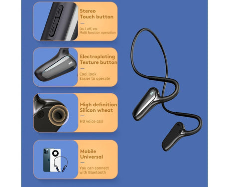 Sports Wireless Headphones - Waterproof - Bluetooth Earbuds for Running/Gym/Cycling