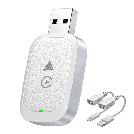 CarPlay & Android Auto Adapter, Mini Plug & Play Car Dongle