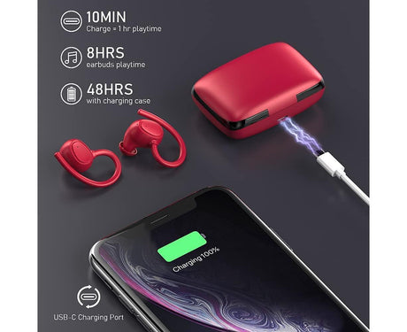 1 pcs Wireless Bluetooth Headphones,Deep Stereo Bass,Built in Mic