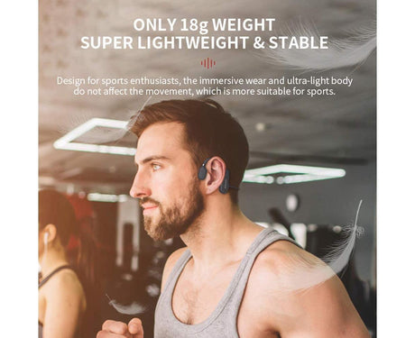 Wireless Sports Headphones - Bluetooth 5.0 - Waterproof Sweatproof Headset with Mic