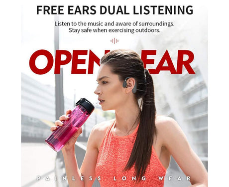 Wireless Sports Headphones - Bluetooth 5.0 - Waterproof Sweatproof Headset with Mic