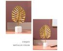 Iron Monstera Leaf Ornament Photo Prop Living Room Desktop TV Cabinet Decoration- S
