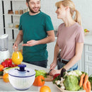 Salad Spinner with Strainer and Lid, Fruit and Vegetable Washer Dryer