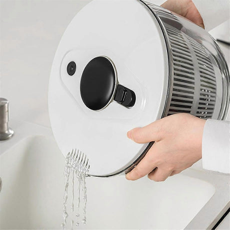 Vegetable and Fruit Dryer Spinner, Multi-Use Salad Washer