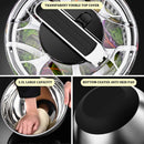 3.5L Stainless Steel Salad Spinner, Double-Layer Press Fruit Vegetable Dryer