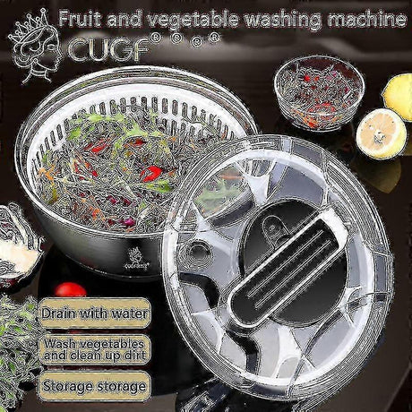 3.5L Salad Spinner Fruits & Vegetable Washer Dryer Kitchen Tool