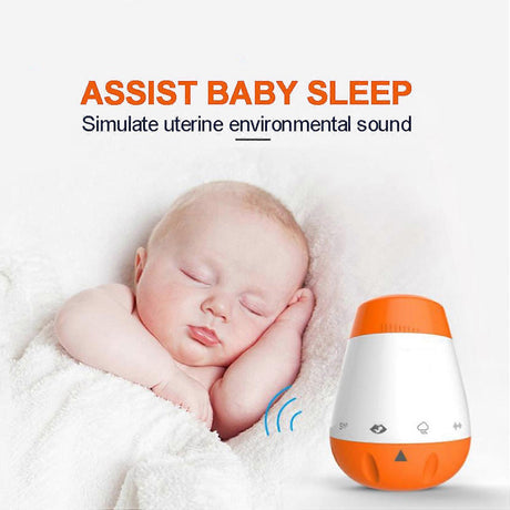 Smart Babies White Noise Machine with Voice Sensor Rechargeable Sleep Soother