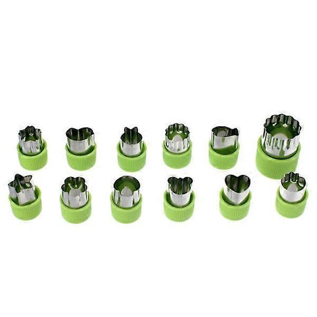 Stainless Steel Cookie Vegetable Fruit Cutters Random Shape Sandwich Cutters for Babies