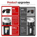 Wireless Portable Espresso Coffee Machine Capsule & Powder Travel Maker