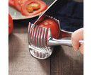 Fruit Slicer Stainless Steel Vegetable Cutter-Silver