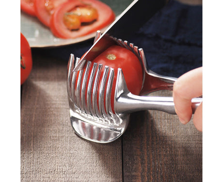 Fruit Slicer Stainless Steel Vegetable Cutter-Silver