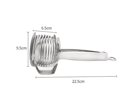 Fruit Slicer Stainless Steel Vegetable Cutter-Silver