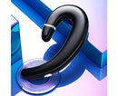 Ear Hook Wireless Headphones - Non Ear Plug - Single Ear Noise Cancelling Headset with Mic