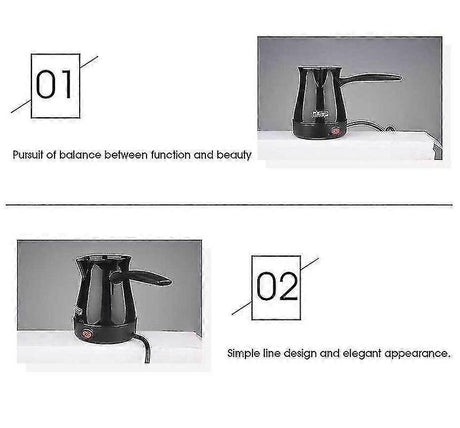Electric Turkish Coffee Pot Stainless Steel Coffee Maker Machine