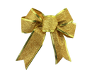 10Pcs Christmas Bows Party Supplies-Golden