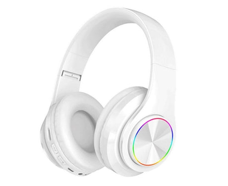 Bluetooth Over Ear Headphones - Foldable Stereo - Lightweight Wireless Headset with Mic