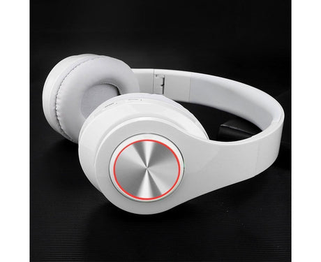 Bluetooth Over Ear Headphones - Foldable Stereo - Lightweight Wireless Headset with Mic