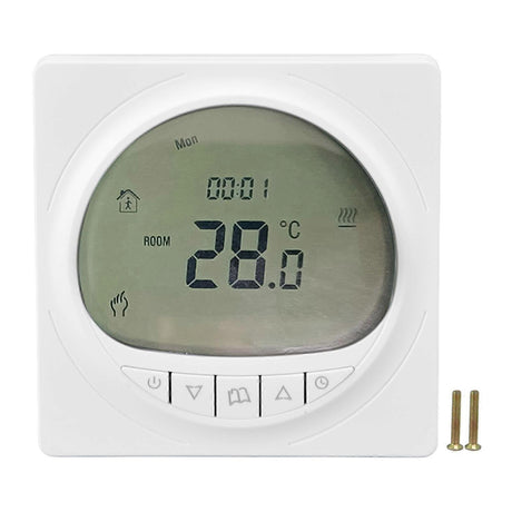 Smart Programmable Thermostat 3 Modes Multifunctional Floor Heating Controller for Home