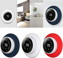 Smart Thermostat Protective Silicone Cover Wall Plate for Nest Thermostat Accessories Red