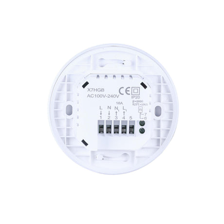 Smart WiFi Thermostat Floor Heating Wall Mounted Full Screen Display Control Switch SX