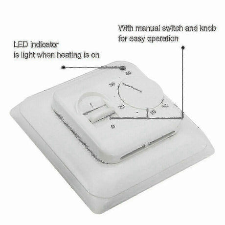 Electric Underfloor Heating Smart Thermostat with Sensor Cable Temperature Control Switch