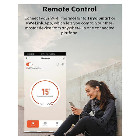 Smart Life WiFi Thermostat Controller for Water Gas Boiler 110V/220V Alexa Google Home