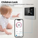 WiFi Smart Thermostat 4P Switch Heating Cooling 3-Speed Fan Temperature Controller