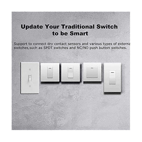 Mini Smart WiFi Relay Switch DIY Timer Light Control Module Compatible with Smart Life App