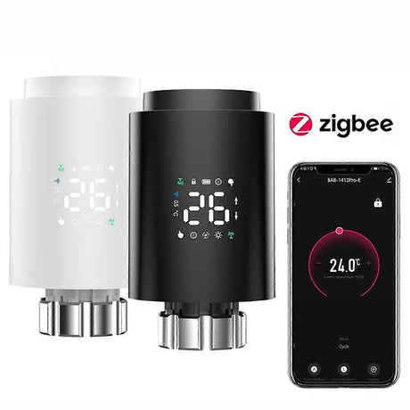 Smart Radiator Valve TRV Programmable Thermostatic Radiator Valve App Remote Control