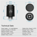 Smart Radiator Valve TRV Programmable Thermostatic Radiator Valve App Remote Control