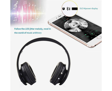 Bluetooth Headphones Wireless,Over Ear Headset with Microphone
