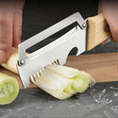 2-in-1 Stainless Steel Vegetable Peeler with Wooden Handle - Fruit/Potato Peeler & Bottle Opener