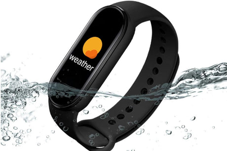 Bluetooth Smart Fitness Bracelet Heart Rate Monitor Watch Wristband Fitness Tracker Health Tracker with Sleep Tracker for Women Men