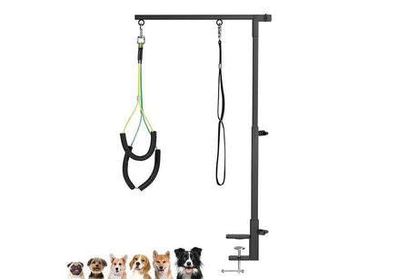 Dog Grooming Arm Pet Grooming Hammock Dog Grooming Stand with Loop Noose
