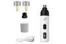 2-Speed Dog Nail Grinder Pet Nail Grinder Super Quiet Rechargeable Electric Dog Nail Trimmer for Large Medium Small Dogs