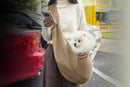 Breathable Dog Carrier Sling With Storage Pocket Pet Carrier Shoulder Pouch For Outdoor Travel -Khaki