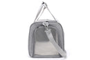 Portable Travel Bag Soft Crate Cage Cat Bag Animal Carriers for Pets -Grey