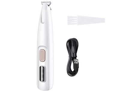 Dog Cat Paw Trimmer 18mm Widen Pet Hair Clipper Dog Clippers for Grooming With LED Light LED Display Rechargeable